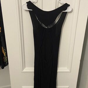 VENUS Black Backless Dress